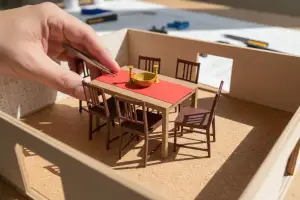 Architectural Dining - Highly Detailed Diorama Furniture Set