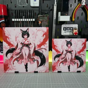 Manga Fox Girl – Hueforge – 4 Colors