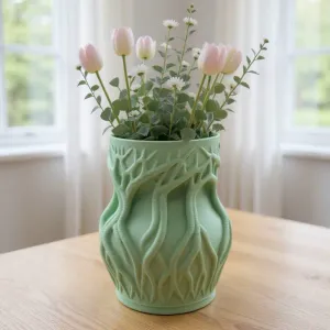 Root Form Planter with Organic