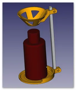Universal uv resin strainer filtration station (funnel with