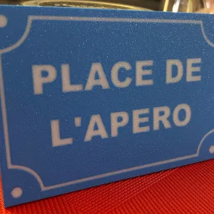Panneau place de l'apéro