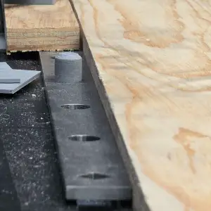 CNC Router - T Slot Bed - Pilot Pins and Rulers