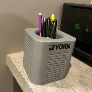 AC condenser unit pen holder HVAC