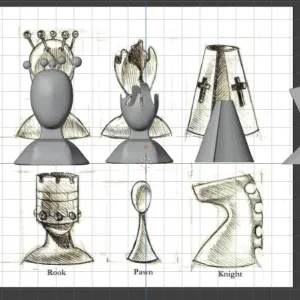The Avant-Garde Chess Set