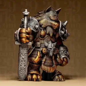 [2/4] Warrior Minis - WOLF