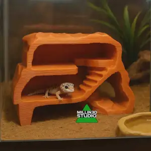 Pet Hide Home Rocky Caverns for Lizards Hamsters snakes
