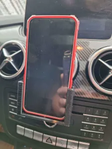 mercedes b class  phone holder cd-player