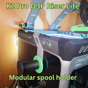Modular spool holder for K2 PRO D3P Riser LITE