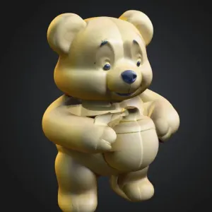 Cute bear - winnie the pooh style