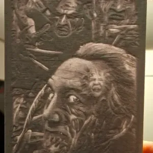Robert Englund/Freddy Kruger lithophane