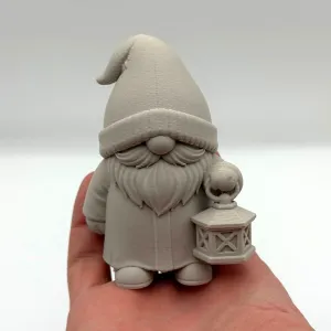 Knitted Lantern Gnome