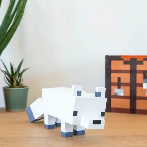 Minecraft Articulated Arctic Fox