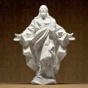 Geometric Jesus Statue
