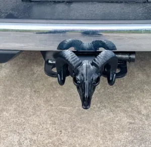 RAM Skeleton Head Hitch Cover