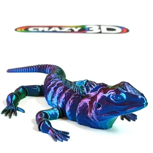 Low Quality Ultra articulated indian Water Dragon (Lizard)