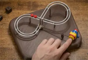 Motorized Infinity Marble Machine / Kinetic Desk Toy