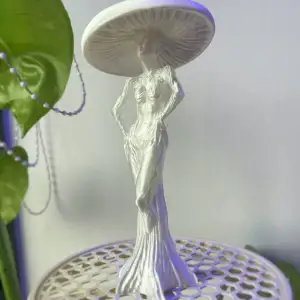 "LADY MUSHROOM" FIGURINE