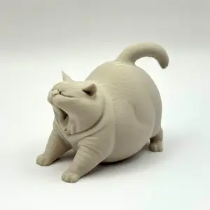 Yawning Chonk Cat