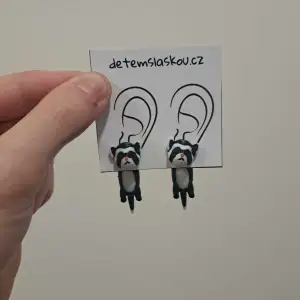Ferret earrings