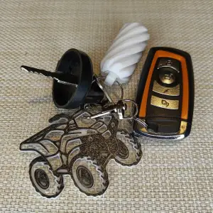 quad atv keychain