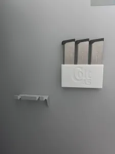 3D MODEL OF .45 CAL PISTOL MAGAZINE RACK FOR SAFE