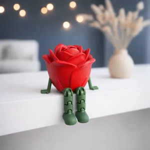 Flexi Rose Figure | Articulated Valentine's Day Model