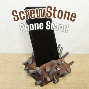 Screw Stone - Phone Stand