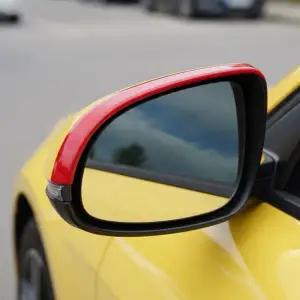 Lips cover side mirror car