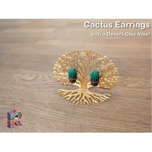 🌵 Prickle & Pop – Cactus Earrings with a Desert-Chic Vibe!