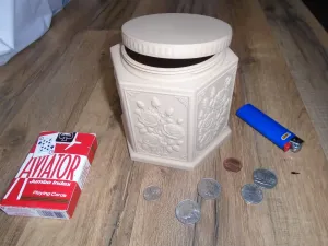 Botanical Rose Storage Jar – Artistic Relief - MellowVerse