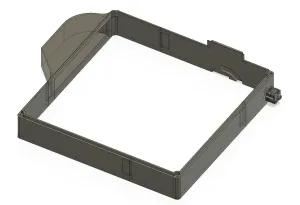 K1C Riser with chain bumper (SEPARATE STL)
