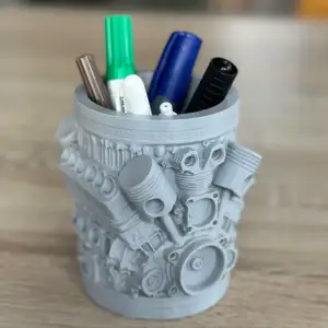 Engine pencil holder