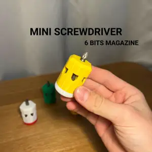 Mini Screwdriver with Bit Magazine