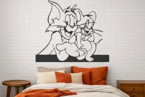 silueta tom y jerry