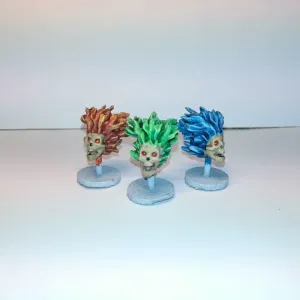 FLAMING SKULL - 28MM D&D MINIATURE