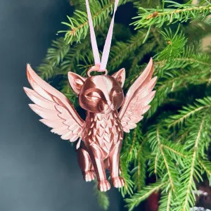 Angel cat Christmas tree ornament decoration