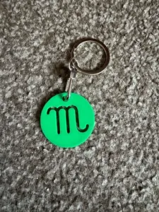 Scorpio Zodiac Keychain
