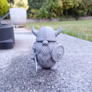 Tiny Viking Guardian Gnome