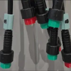 Pigtail end cap for BALS