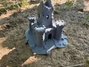 Ruins of a historic castle