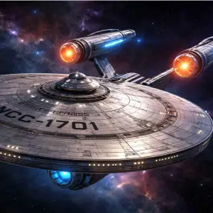 Star Trek Enterprise NCC-1701 Hueforge