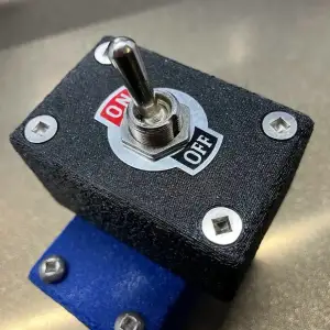 Toggle Switch Plate Surface Mount 60mm x 40mm