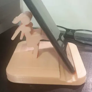 Girl Kicking Martial Art Phone Stand