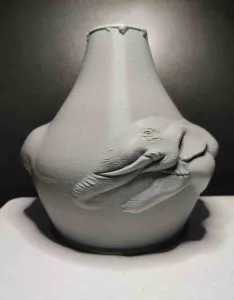 Vase Elephant X2