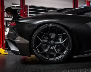 RC Drift Wheel 1:10 scale Lambo NL4 Forged Wheels + tire