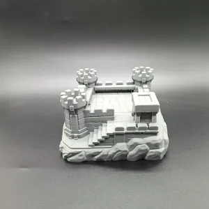 Fantasy Dwarf Castle Mini Terrain -Tabletop RPG DnD