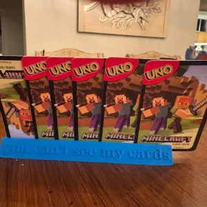 card holder, card stand for games