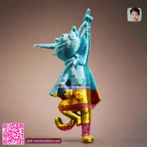 The Whimsical SuperCat Sculpture
