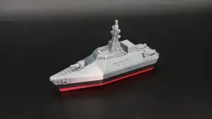 可以浮在水上的军舰