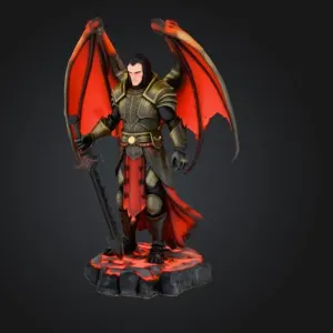 Dragonborn Paladin DND Miniature
